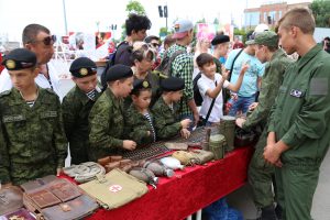 Астраханские поисковики на праздновании Дня молодежи 2019